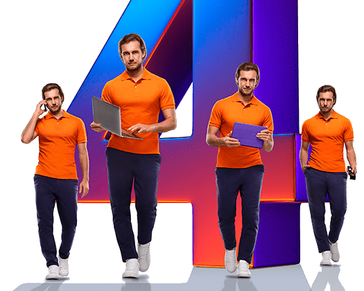 Великолепная четверка Ростелеком в&nbsp;деревня Кромской Мост (Орловская область)